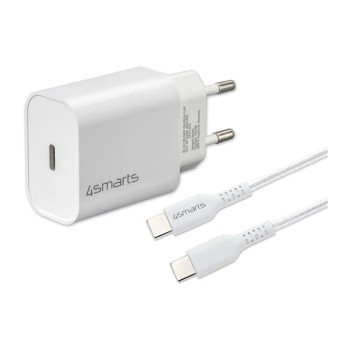 4smarts Wall Charger VoltPlug PD 20W+Kabel, USB-C zu USB-C Kabel 4smarts Wall Charger VoltPlug PD 20W+Kabel, USB-C zu USB-C Kabel