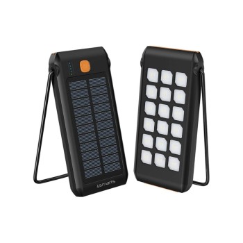 4smarts solar power bank TitanPack Flex, 10,000mAh, stand and flashlight 4smarts solar power bank TitanPack Flex, 10,000mAh, stand and flashlight
