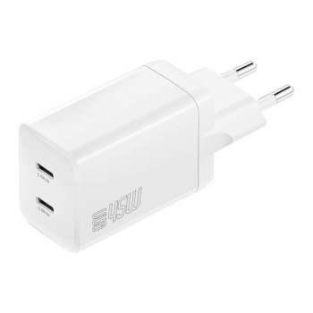 4smarts PDPlug Dual 45W GaN, Weiss, 2x USB-C 4smarts PDPlug Dual 45W GaN, Weiss, 2x USB-C