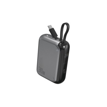 4smarts Powerbank Pocket mit, USB-C Kabel 10000mAh 30W spacegrau 4smarts Powerbank Pocket mit, USB-C Kabel 10000mAh 30W spacegrau