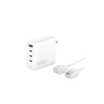 4smarts Ladegerät GaN Flex Pro 100W, Travel Edition, weiss