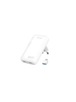 4smarts Ladegerät FlatPlug Slim Dual, 45W GaN, 2C, weiss