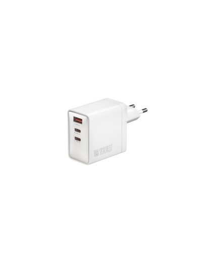 4smarts Netzladegerät GaN Pocket, 100W, 2C and 1A, white