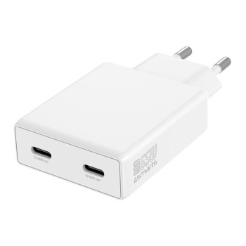 4smarts Netzladegerät PDPlug Slim Dual, 65W GaN, weiss 4smarts Netzladegerät PDPlug Slim Dual, 65W GaN, weiss