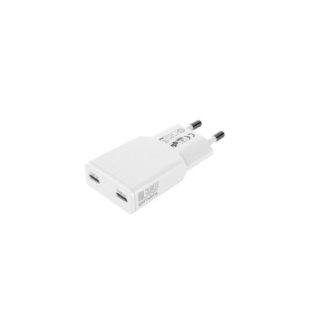 4smarts Netzladegerät PDPlug Slim Dual 30W, GaN 2c, Weiss