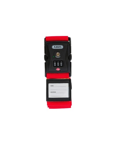 Abus Cadenas à bagages Sangle de valise 620TSA/192 Rouge