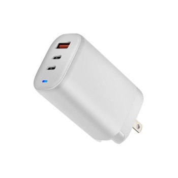 Acer GaN 65W Wandladegerät, 2x USB-C, 1x USB-A, Reiseadapter für USA+UK Acer GaN 65W Wandladegerät, 2x USB-C, 1x USB-A, Reiseadapter für USA+UK