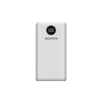 Adata PowerPack P20000QCD White, 20000mAh, 2x USB-A, 2x USB-C Ausgang Adata PowerPack P20000QCD White, 20000mAh, 2x USB-A, 2x USB-C Ausgang