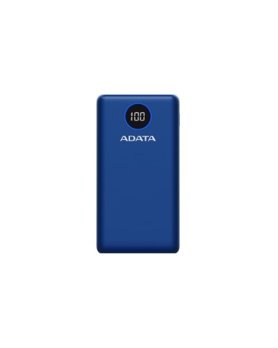 ADATA Batterie externe P20000QCD (20000 mAh, USB-A, USB-C, écran)