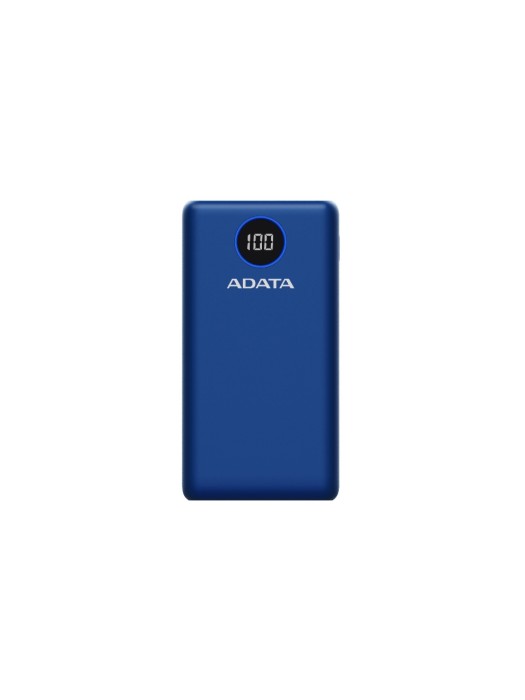 ADATA Batterie externe P20000QCD (20000 mAh, USB-A, USB-C, écran)
