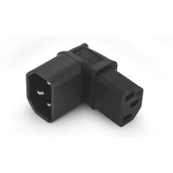Alpha Elettronica Netzadapter C13 - C14, frontal gewinkelt, C13 Buchse, C14 Stecker Alpha Elettronica Netzadapter C13 - C14, frontal gewinkelt, C13 Buchse, C14 Stecker