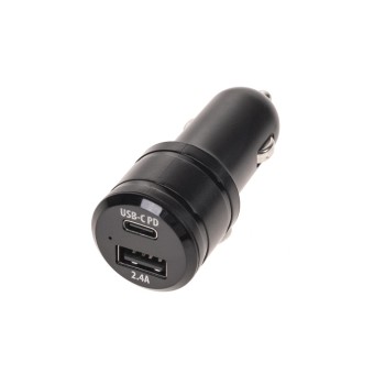 Alpha Elettronica JOIN KR130 KFZ-power supply, 30 W, 5 VDC, 1x USB C PD, 1x 5V 2.4 A Alpha Elettronica JOIN KR130 KFZ-power supply, 30 W, 5 VDC, 1x USB C PD, 1x 5V 2.4 A