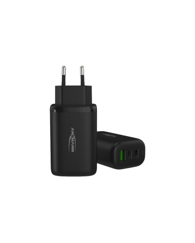 Ansmann Chargeur mural USB Home Charger HC365PD, 65 W, noir