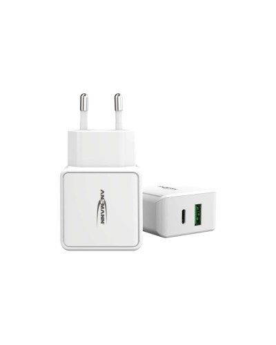 Ansmann Chargeur mural USB Home Charger HC218PD, 18 W, blanc