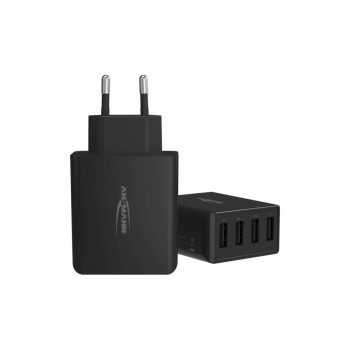 Ansmann Home Charger HC430, 4x USB, schwarz Ansmann Home Charger HC430, 4x USB, schwarz