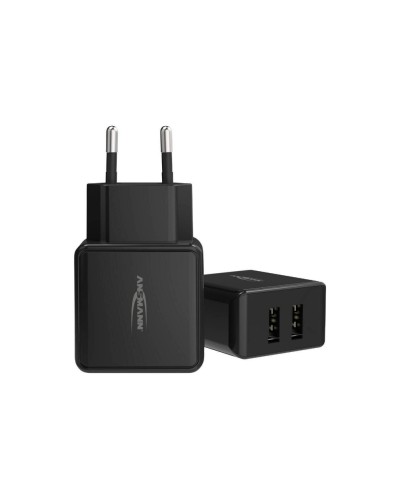 Ansmann Home Charger HC212, 12W, 2x USB, black 