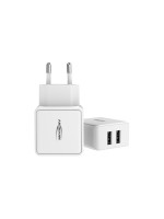 Ansmann Chargeur mural USB Chargeur domestique HC212, 12W, 2x USB, blanc