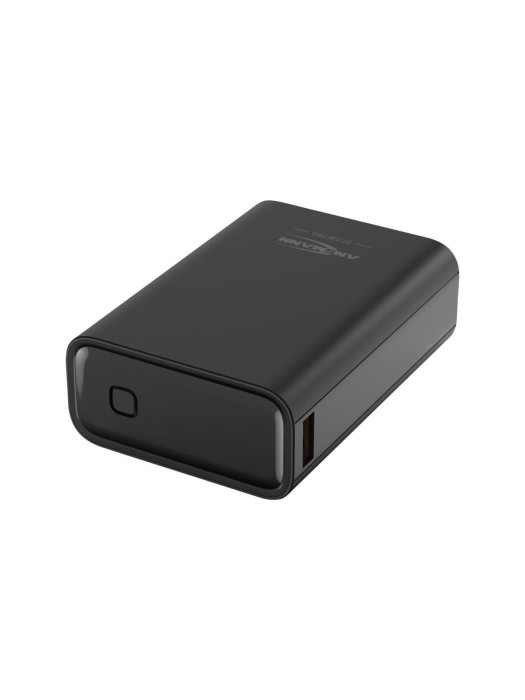 Ansmann Station de charge USB type C, 20 Ah, PB222PD, noir