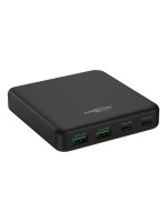 Ansmann Powerbank Desktop Charger, 65W, 2xUSB, 2xUSB-C sz