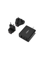 Ansmann USB-Ladegerät, 15 W, AC Wechselstecker US/UK/EU