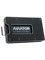 Aviator Wallet SLIDE, brushed black