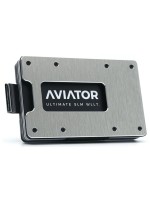 Aviator Wallet SLIDE, brusehd silver