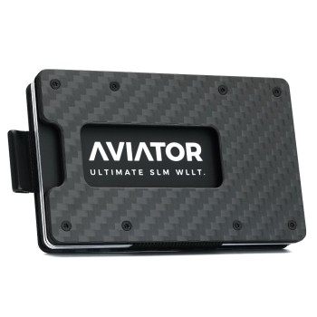 Aviator Wallet SLIDE AirTag, carbon fiber