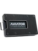 Aviator Wallet SLIDE AirTag, brushed black