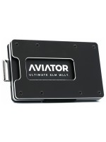 Aviator Wallet SLIDE AirTag, obsidian black