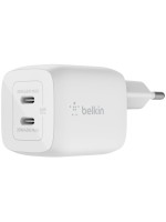 Belkin USB-C-GaN-Ladegerät, 2x USB-C, 45W, Schwarz