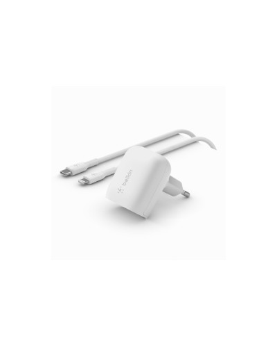 Belkin 20W USB-C Ladegerät mit PD, Weiss inkl. 1m USB-C Kabel