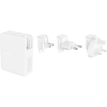 Belkin Charger 1xUSB-A/3xUSB-C, Weiss, inkl. UK, EU, US Adapter Belkin Charger 1xUSB-A/3xUSB-C, Weiss, inkl. UK, EU, US Adapter