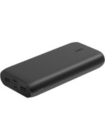 Belkin Boost Charge 4-Port Powerbank 26k, + USB-A to USB-C Cable, Blue