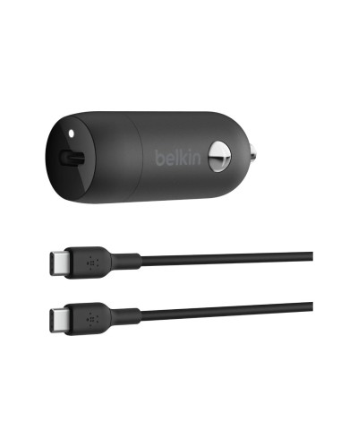 Belkin Boostcharge 30W Kfz-Ladegerät, with USB-C/USB-C-cable, black 