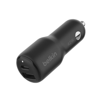 Belkin Boostcharge 42W Kfz-Ladegerät, black 