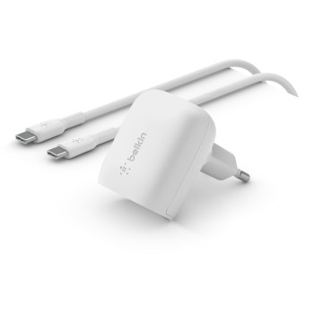 Belkin Boost Charge 20W USB-C Ladegerät, inkl.USB-C-USB-C-Kabel, weiss Belkin Boost Charge 20W USB-C Ladegerät, inkl.USB-C-USB-C-Kabel, weiss