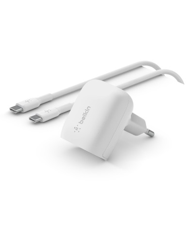 Belkin Boost Charge 20W USB-C Ladegerät, inkl.USB-C-USB-C-Kabel, weiss