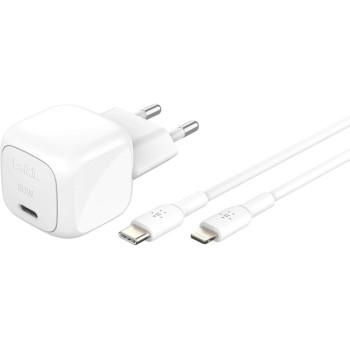 Belkin Chargeur mural USB BoostCharge avec Lightning 30 W, blanc