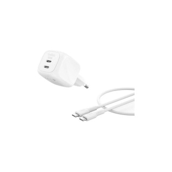 Belkin BoostCharge 50W USB-C-Ladegerät, Power Delivery, PPS, 1m USB-C-cable, white