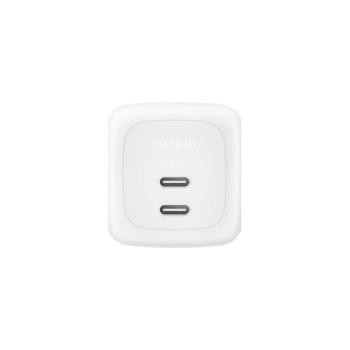 Belkin BoostCharge Pro Dual USB-C GaN, 50W, 2x USB-C, white