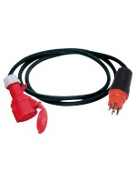 Brennenstuhl Câble adaptateur 1.5 m T25 - CEE, noir