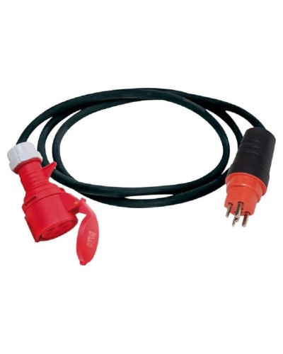 Brennenstuhl Câble adaptateur 1.5 m T25 - CEE, noir