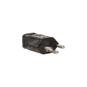 Stecker Typ 12, L+N+PE,, 10 A, 250 V, black  Stecker Typ 12, L+N+PE,, 10 A, 250 V, black