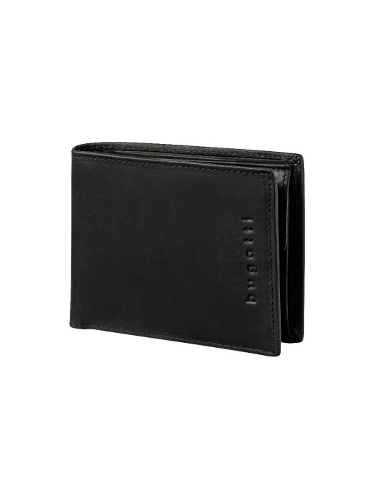 Bugatti Portefeuille Romano Portefeuille RFID Noir