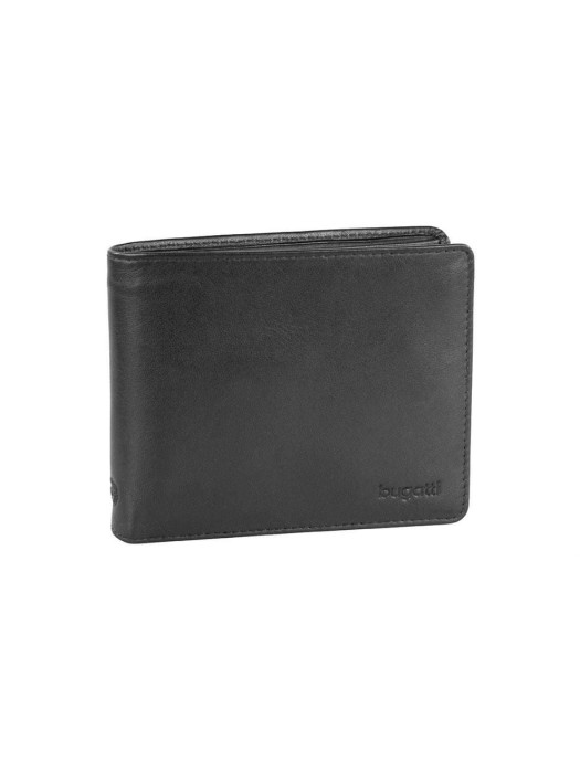 Bugatti Portefeuille Primo sac factice avec rabat M Noir