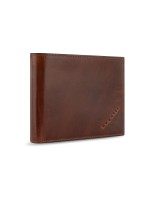 Bugatti Portefeuille Nobile avec rabat - Pochette à billets Cognac