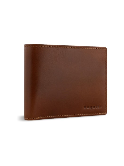 Bugatti Portefeuille Remo - Pochette à billets Cognac