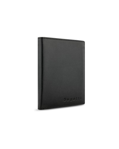 Bugatti Super Slim RFID Hochformatbörse, schwarz
