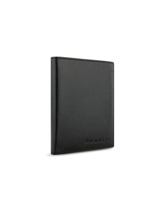 Bugatti Portefeuille uper Slim RFID - Portefeuille format vertical Noir