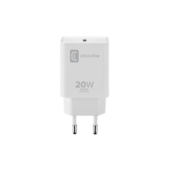 Cellular Line ACHIPDUSBCPD20WW USB-C 20 W blanc Cellular Line ACHIPDUSBCPD20WW USB-C 20 W blanc